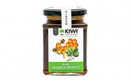 Kiwi Kisan Window Raw Mahua Honey   Glass Jar  350 grams